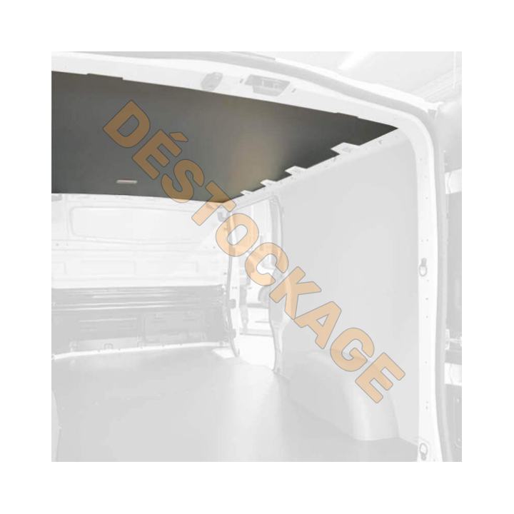 Deckenverkleidung für Renault Express Van L1 2021+ aus 4mm grau beschichtetem Sperrholz. (Beispielfoto)