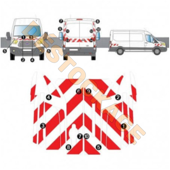 Kit de balisage Fiat Doblo Kit de balisage Fiat Doblo