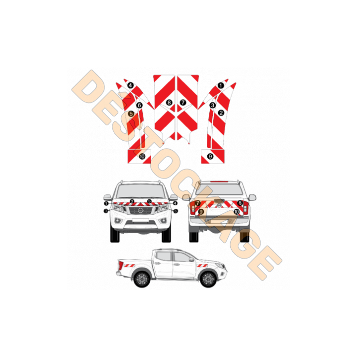 Kit de balisage Mercedes Vito
