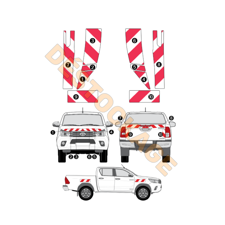 Kit de balisage Peugeot Partner