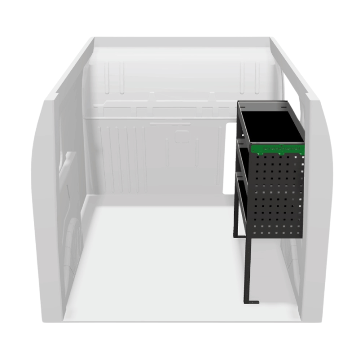 Aménagement pour Fiat Doblo 2010-2022 droit vue de côté