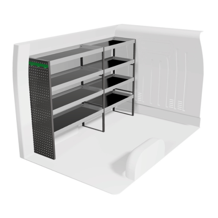 Aménagement pour Peugeot Boxer 2006+ (gauche) vue de face