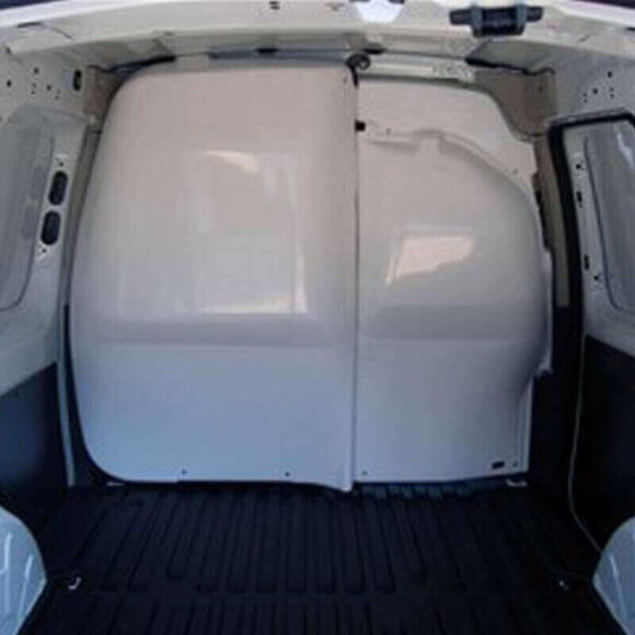 Cloison de séparation Mercedes Citan - 2 coques pivotantes qui se posent sur cloison grillagée d'origine pivotante Cloison de séparation Mercedes Citan - 2 coques pivotantes qui se posent sur cloison grillagée d'origine pivotante