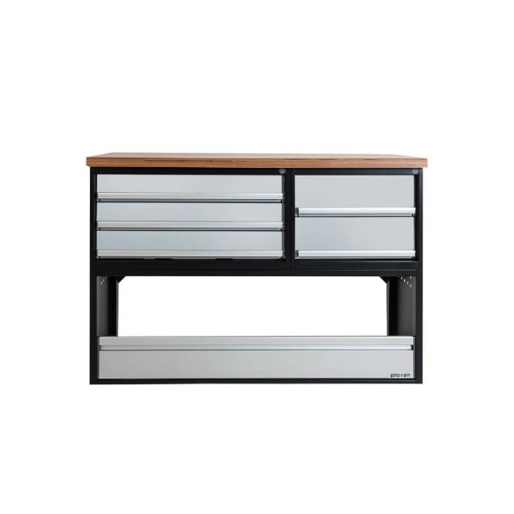 Aménagement PROVAN (gauche ou droite) pour Volkswagen Crafter 2006-2016 (photo générique) - vue de face