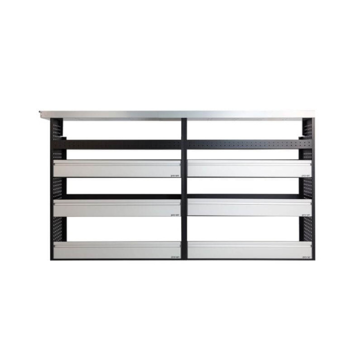 Aménagement PROVAN double (gauche) pour Volkswagen Crafter 2006-2016 (photo générique) vue de face