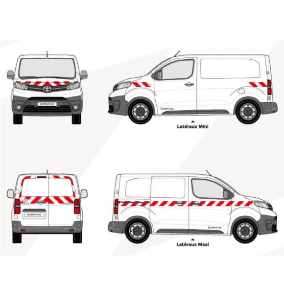 Kit de balisage - Toyota Proace 2016+ Kit de balisage - Toyota Proace 2016+