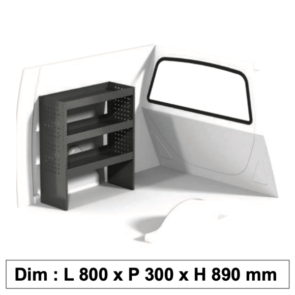 Aménagement métallique ECO1 pour véhicule utilitaire Aménagement métallique ECO1 pour véhicule utilitaire