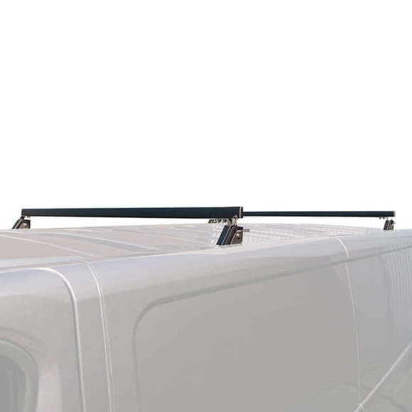 Barres de toit rabattables pour Toyota Proace - position haute. Photo générique. Barres de toit rabattables pour Toyota Proace - position haute. Photo générique.