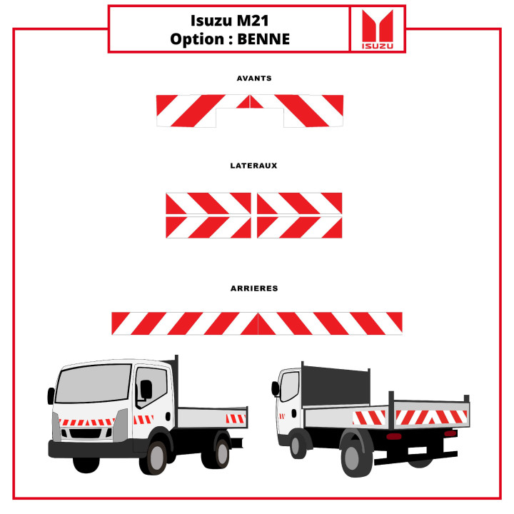 Markierungsset für Isuzu M21 Kipper
