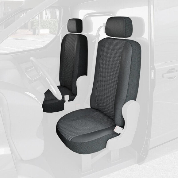 Housses de siège en simili cuir - Citroen Jumpy 2016+ Housses de siège en simili cuir - Citroen Jumpy 2016+