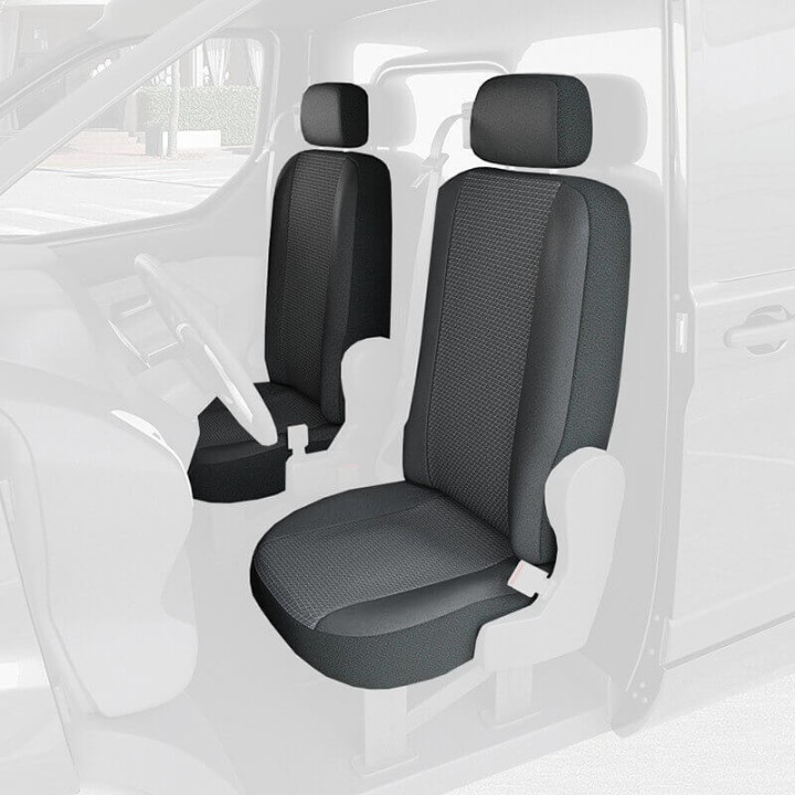 Housses de siège en simili cuir -  Citroen Jumpy 2016+