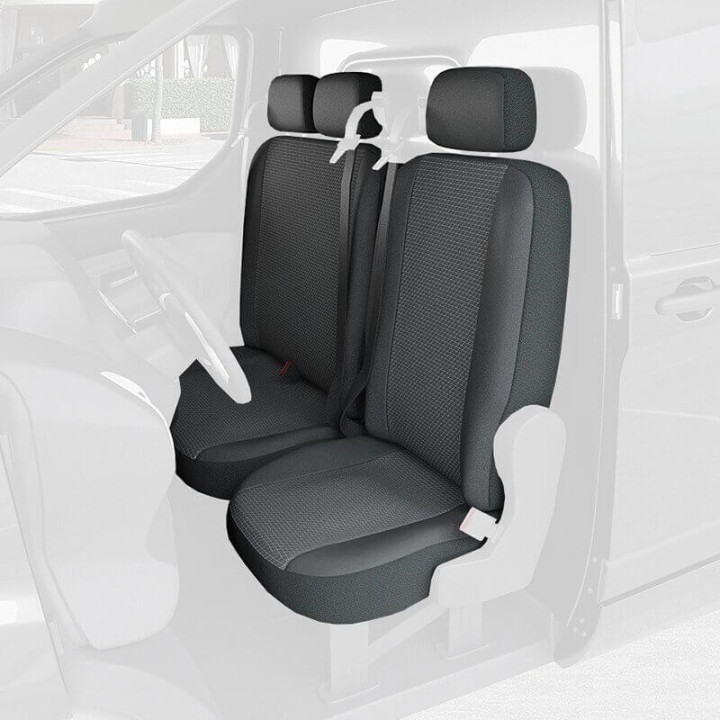 Housses de siège en simili cuir -  Ford Transit Custom