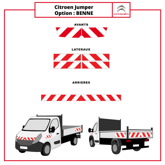 Markierungskit Citroën Jumper Kipper Markierungskit Citroën Jumper Kipper