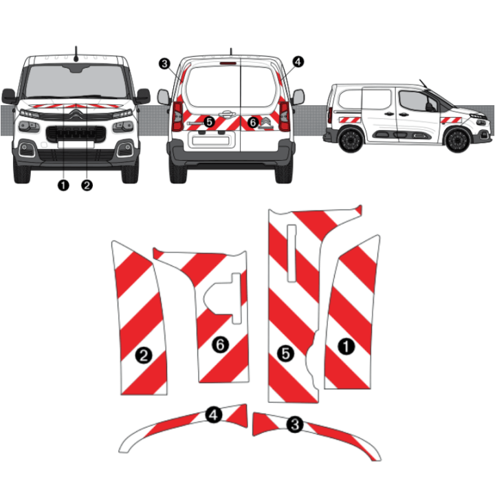 Kit de balisage Peugeot Partner