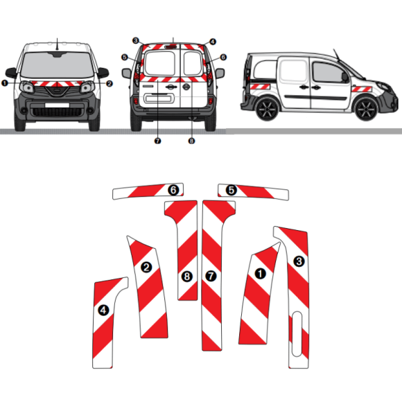 Kit de balisage Renault Kangoo Kit de balisage Renault Kangoo