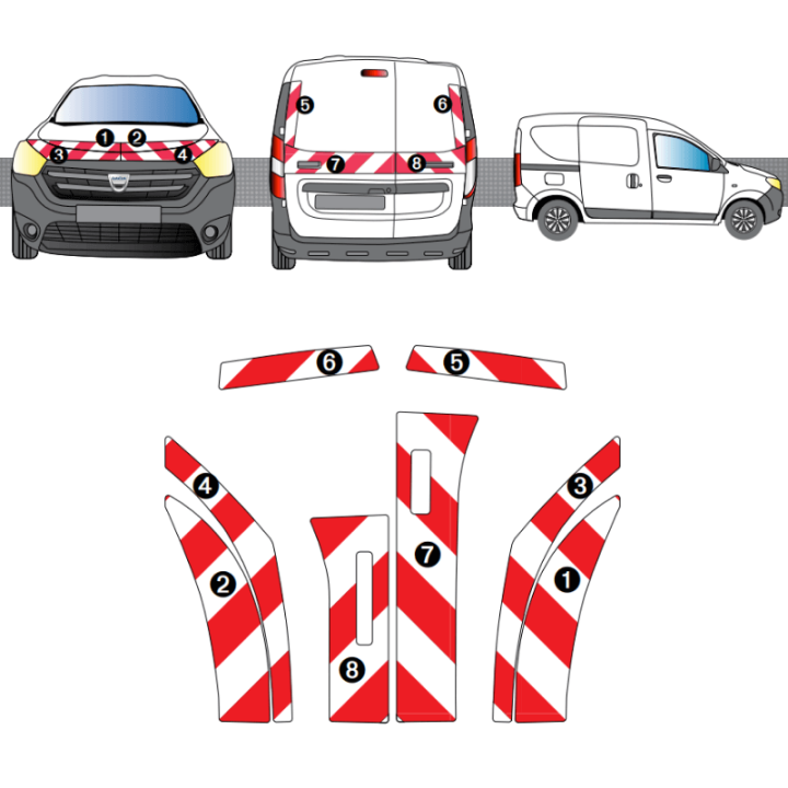 Kit de balisage Peugeot Partner