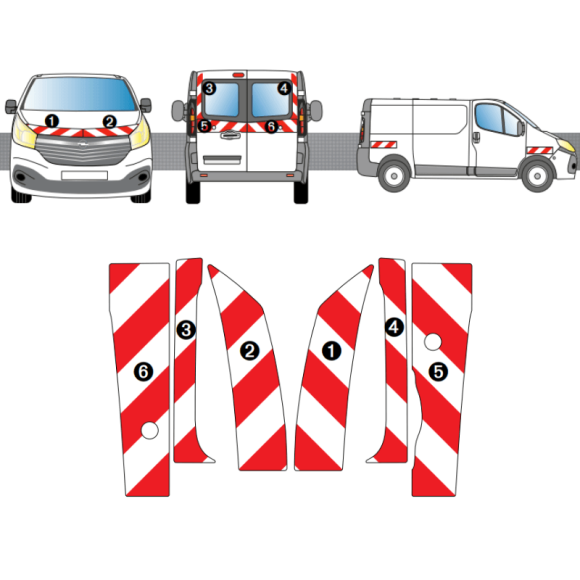 Kit de balisage Opel Vivaro Kit de balisage Opel Vivaro
