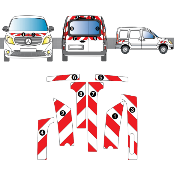 Kit de balisage Mercedes Citan Kit de balisage Mercedes Citan