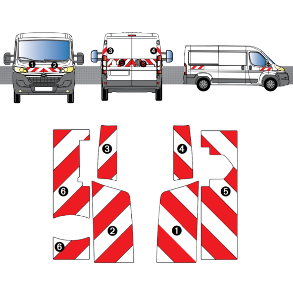 Kit de balisage Citroen Jumper