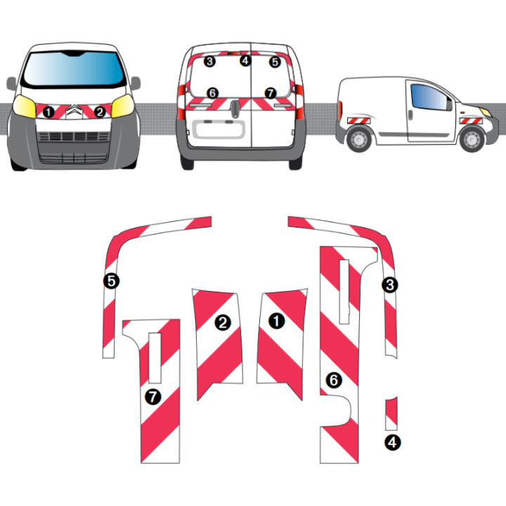 Kit de balisage Citroen Nemo