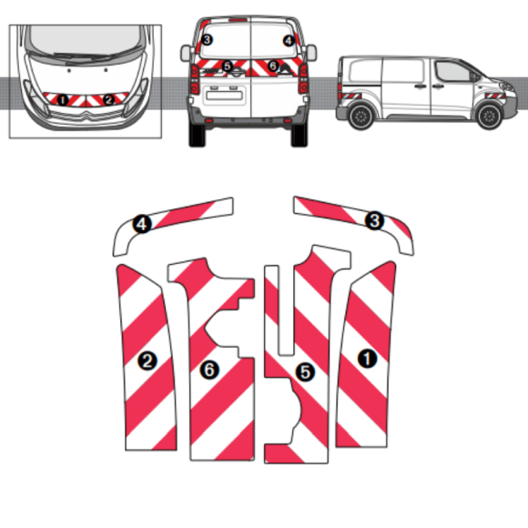 Kit de balisage Citroen Jumpy