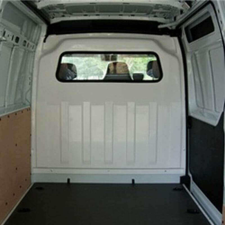 Cloison de séparation Nissan Interstar 2022-2024 avec vitre fixe - vue de derrière