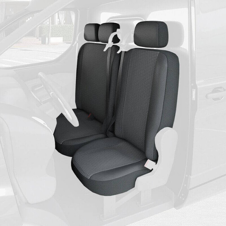 Housses de siège en simili cuir -  Citroen Jumpy 2016+