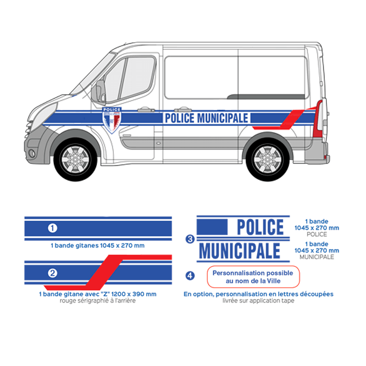 Kit de balisage Peugeot Partner