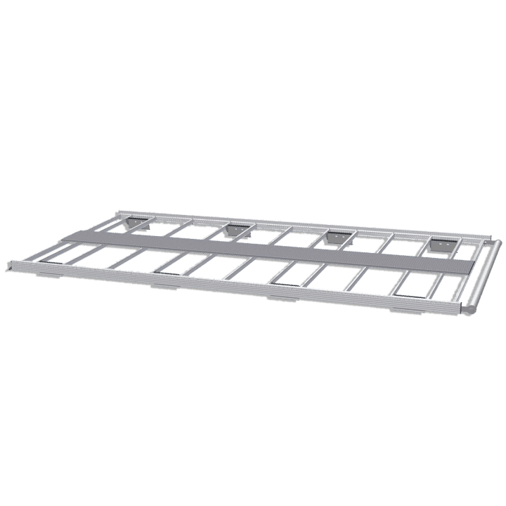 Galerie aluminium pour Fiat Doblo