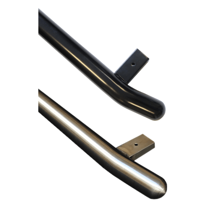 Barres latérales de protection pour Renault Kangoo en inox brossé.