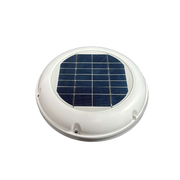 Aérateur de toit solaire - vue du dessus Aérateur de toit solaire - vue du dessus