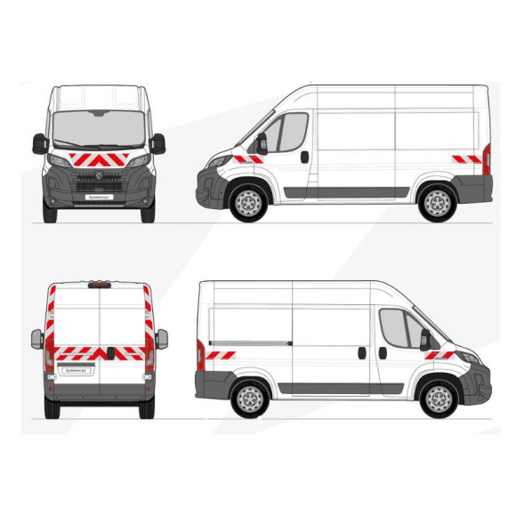 Kit de balisage Peugeot Boxer Kit de balisage Peugeot Boxer